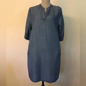 VELVET HEART DENIM DRESS